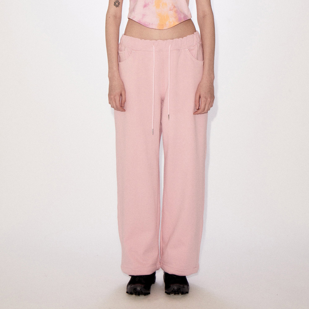 パンツ Rest & Recreation RR LOGO STITCH HEAVYWEIGHT PANTS (PINK) RR LOGO STITCH HEAVYWEIGHT PANTS (PINK) - 감도 깊은 취향