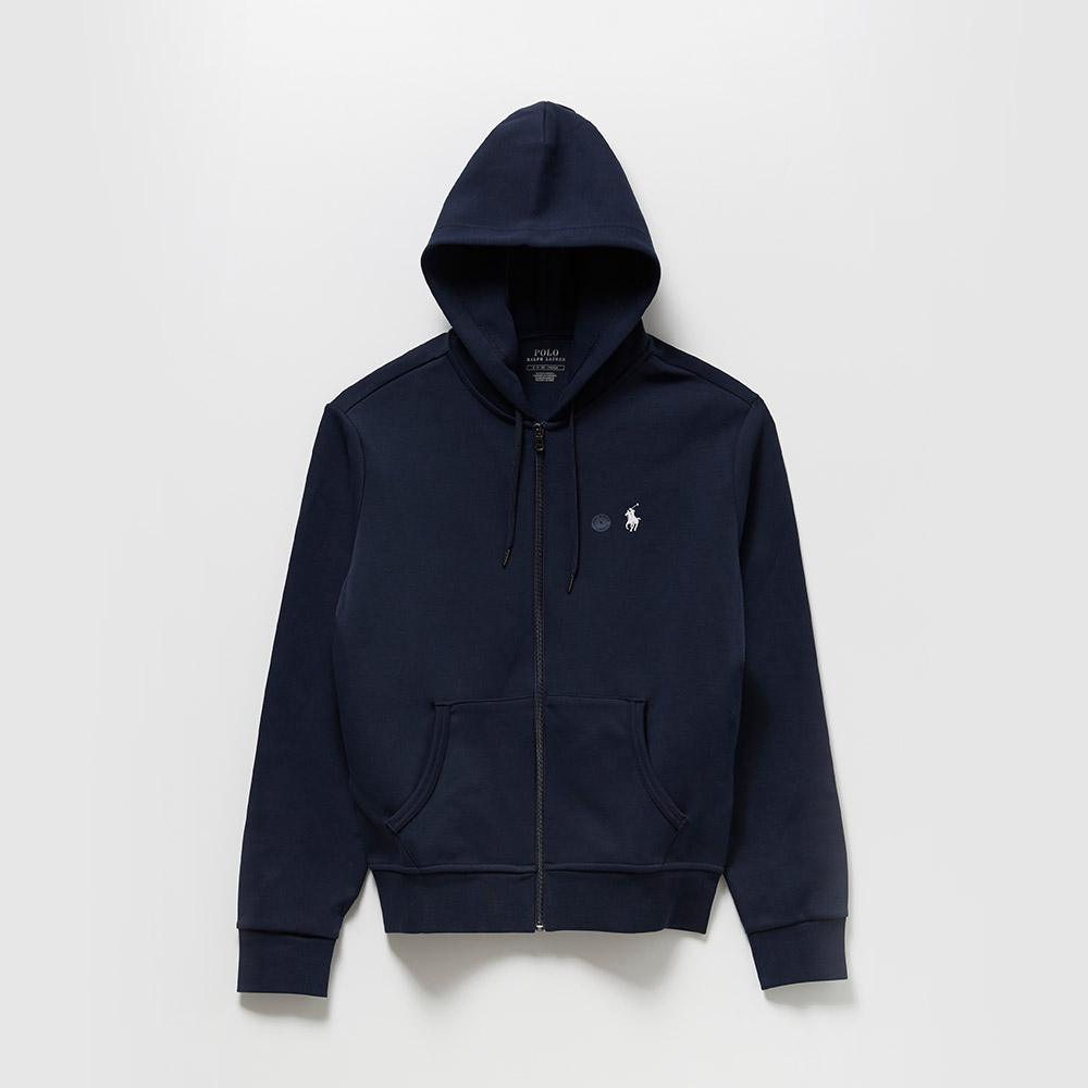 パーカー・フーディ NOT4NERD Brush Circle Logo Pullover Hood Indigo Blue HD033B Brush Circle Logo Pullover Hood - Indigo Blue - 감도 깊은