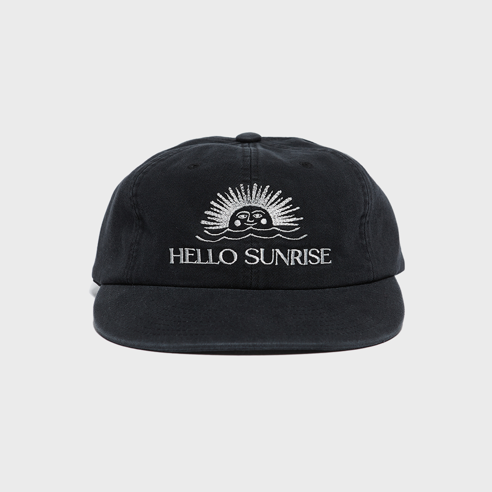 【Hello Sunrise】Palm Tree Logo 6Panel Cap〜キャップ★韓国発 HELLO SUNRISE＞ パーム ツリー ワッペン 6パネル キャップ