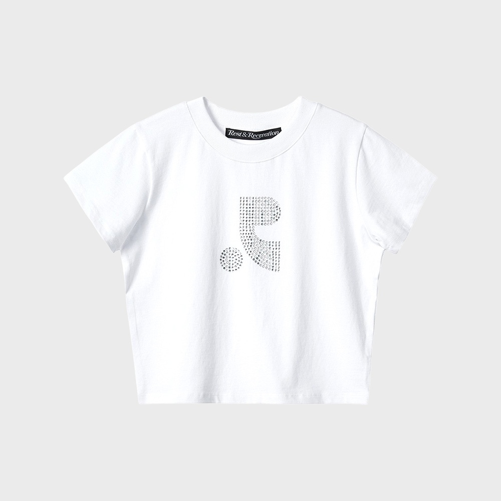 29CM 단독] RR CRYSTAL COTTON T-SHIRT (WHITE) - 감도 깊은 취향 