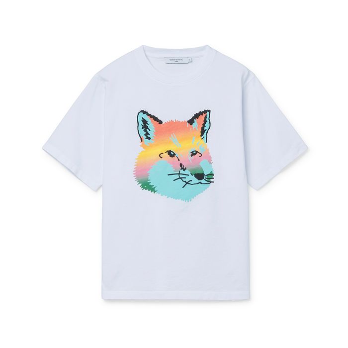 W) 메종키츠네 뉴 시즈널 폭스헤드 이지 티셔츠 - 화이트 (KW00134KJ0008 P100) - 감도 깊은 취향 셀렉트샵 29CM W) 메종키츠네 뉴 시즈널 폭스헤드 이지 티셔츠 - 화이트 (Kw00134Kj0008 P100) - 감도 깊은 취향 셀렉트샵 29Cm